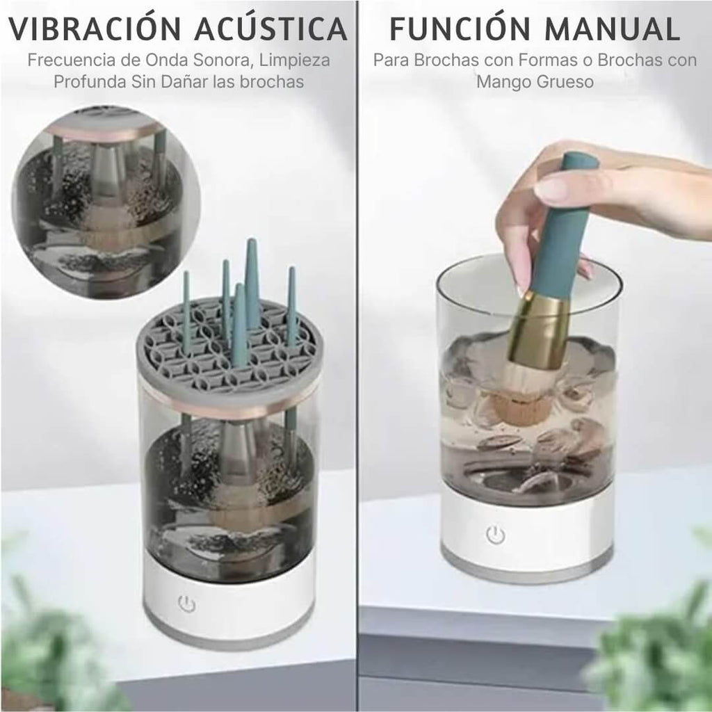 PureBrush™ - Limpiador Eléctrico de Brochas