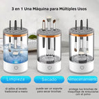 PureBrush™ - Limpiador Eléctrico de Brochas