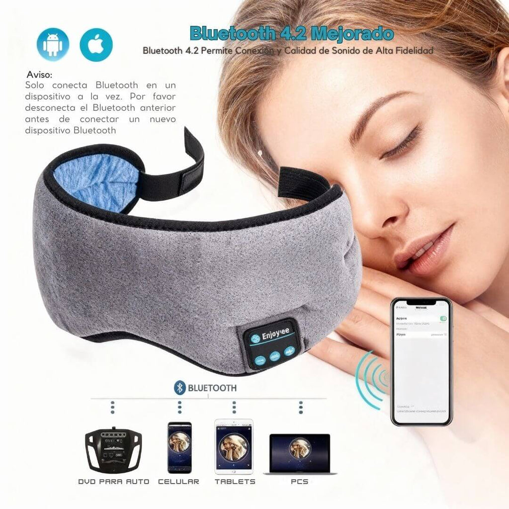 Máscara para dormir bluetooth - SleepSound™.