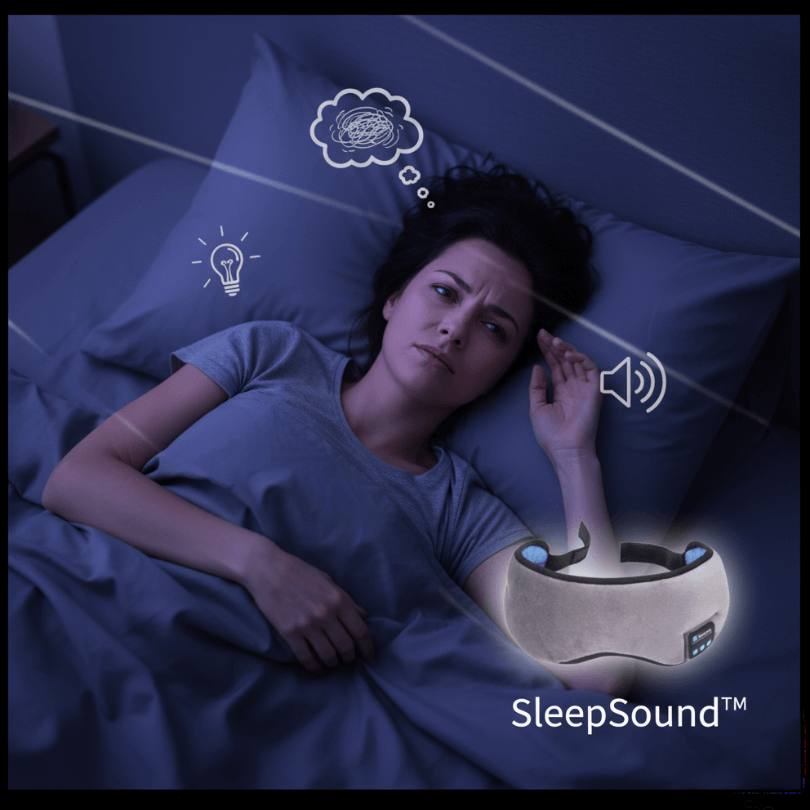 Máscara para dormir bluetooth - SleepSound™.