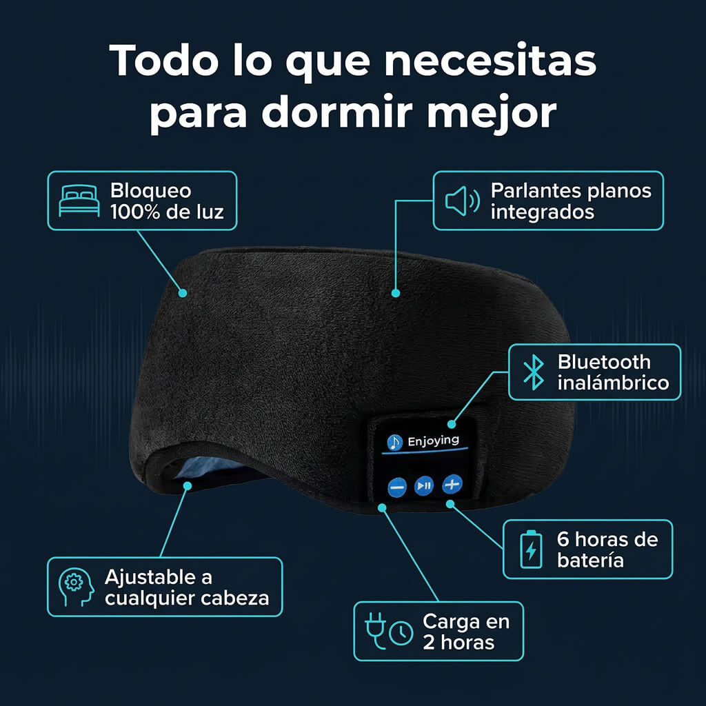 Antifaz Bluetooth