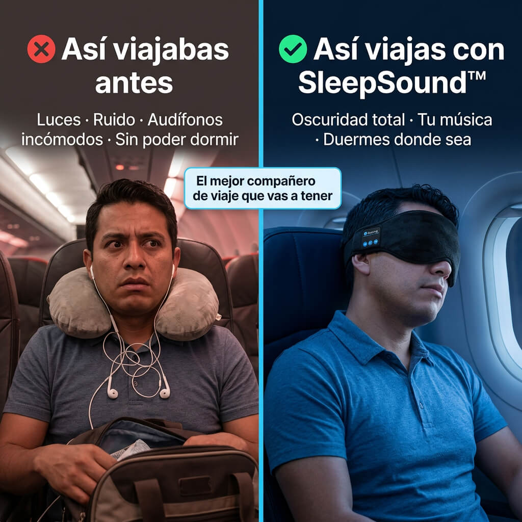 Máscara para dormir bluetooth - SleepSound™. Go