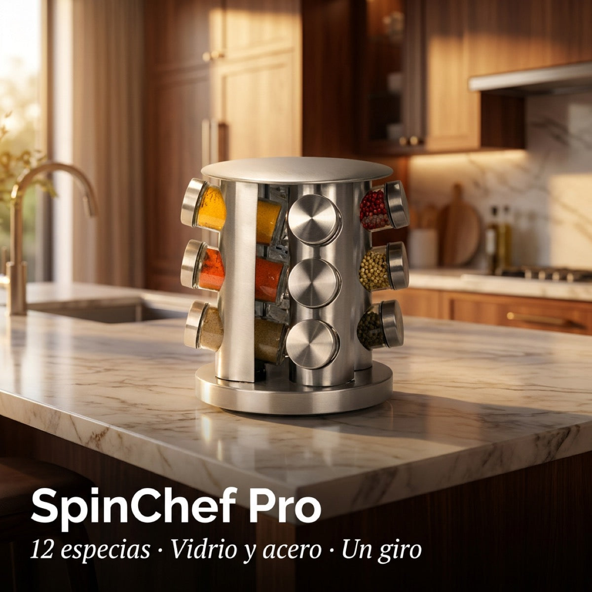 SpinChef Pro — Condimentero Giratorio