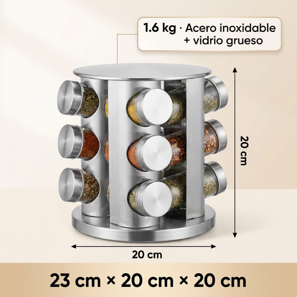 SpinChef Pro — Condimentero Giratorio
