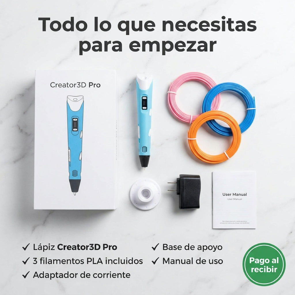 Creator3D: Lápiz de Dibujo 3D Didactico