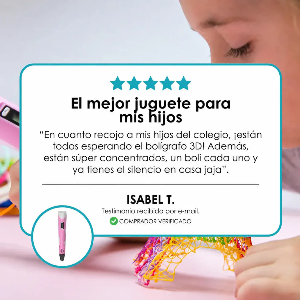 Creator3D: Lápiz de Dibujo 3D Didactico